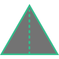 Equiolateral Triangle Area